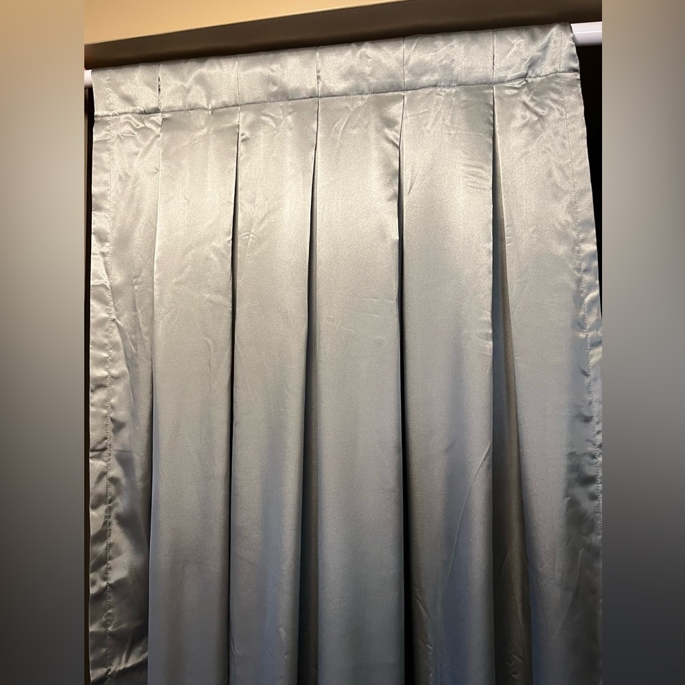 Vintage Home Trends Turner Surf Green Curtain Panel 25"WX84"L